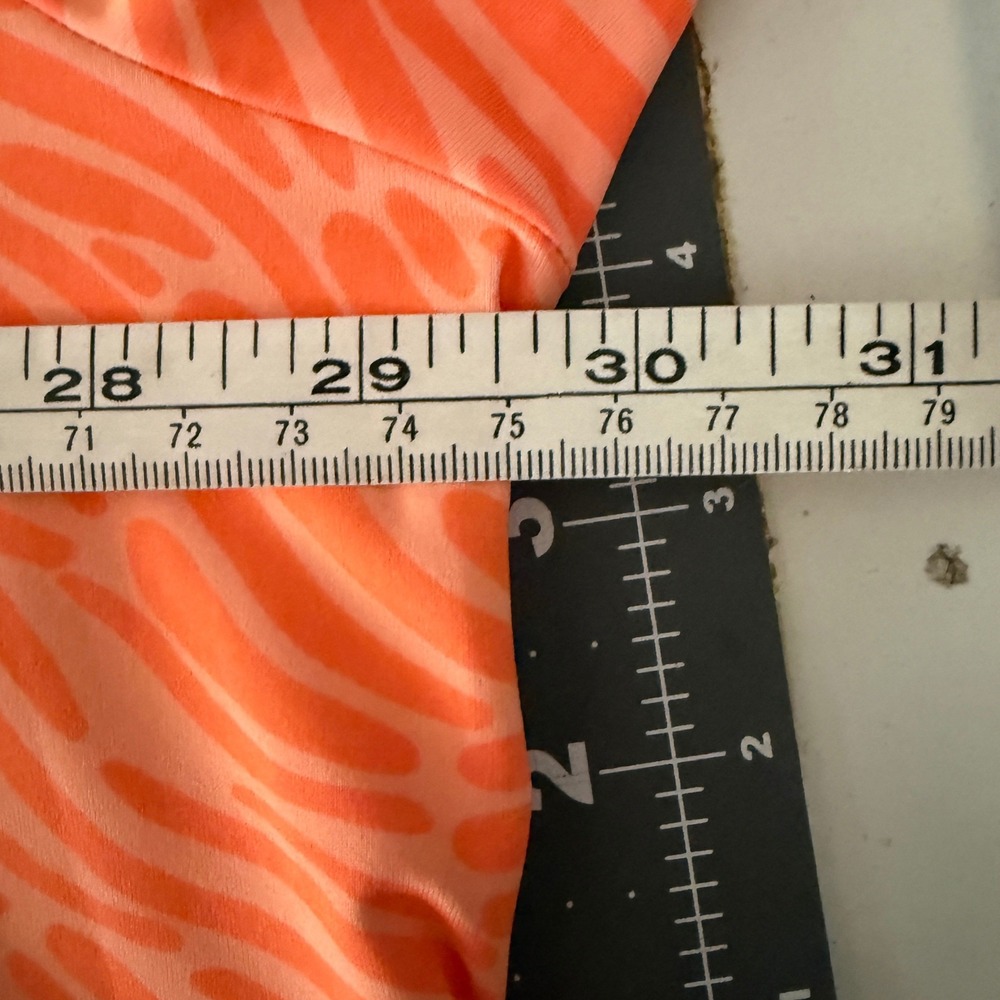 Sunday Swagger Mens 4XL‎ Golf Polo Orange Zebra Performance Stretch Loud Fun - Picture 6 of 7